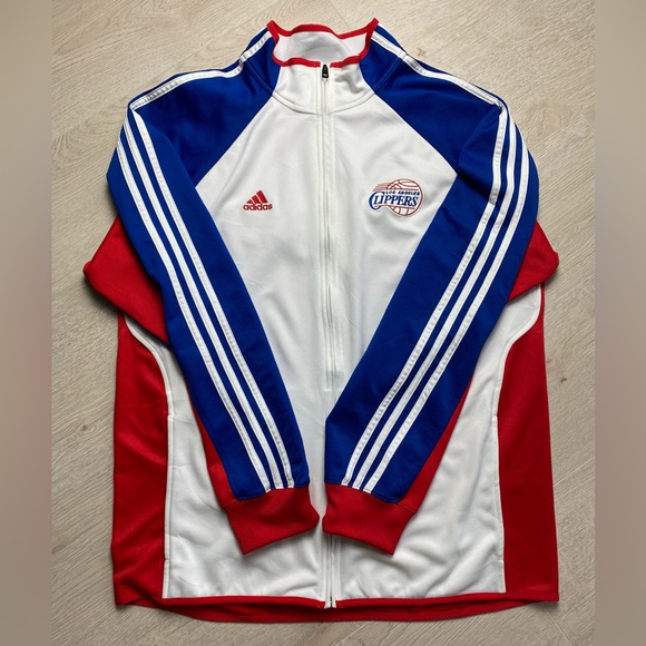 Los Angeles Clippers Adidas Activewear NBA Zip Up Sweater - Picture 4 of 14